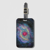 ヘリックス星雲の外側宇宙の荷物タグ ラゲッジタグ (正面縦)