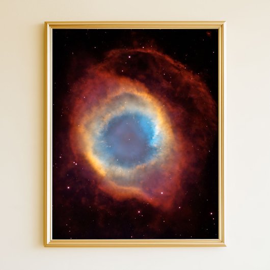 ヘリックス星雲の天写真8x10 ポスター