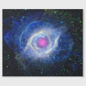 ヘリックス星雲の紫外線宇宙写真 ラッピングペーパー (フラット)