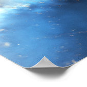 ヘリックス星雲ガスリングや輪 ポスター (角)