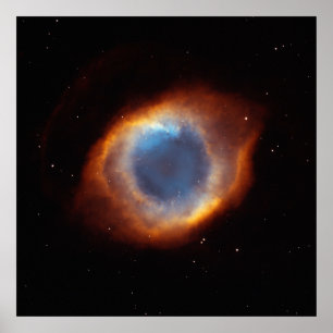 ヘリックス星雲「神の目」ハッブル望遠鏡 ポスター