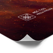 ヘリックス星雲， NGC 7293 – ポスター (角)