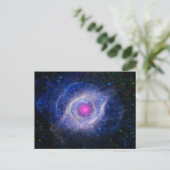 ヘリックス星雲NASAパープル ポストカード (スタンド正面)