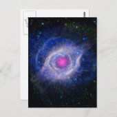 ヘリックス星雲NASAパープル ポストカード (正面/裏面)