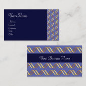 ヘリックスBIOTECH金ゴールド渦巻き青 名刺 (正面/裏面)