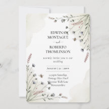 ヘリテージ・ワイルドフラワーの草原の結婚式