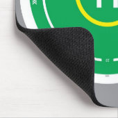 ヘリデッキの緑 マウスパッド (コーナー)