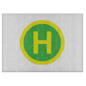 ヘリパッド標識 カッティングボード (正面)