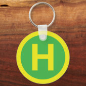 ヘリパッド標識 キーホルダー (正面)