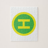 ヘリパッド標識 ジグソーパズル (縦)