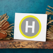 ヘリパッド標識 フォトプラーク (側面)