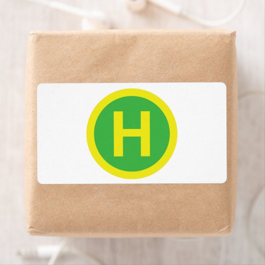 ヘリパッド標識 ラベル (インサイチュ)