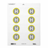 ヘリパッド標識 ラベル (フルシート)