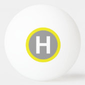 ヘリパッド標識 卓球ボール (裏面)