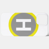 ヘリパッド標識 Case-Mate iPhoneケース (裏面 (横))