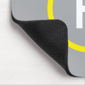 ヘリポートのマウスパッドの灰色 マウスパッド (コーナー)