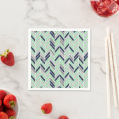 ヘリモダンンボーンシェブロン幾何学模様 スタンダードカクテルナプキン (インサイチュ)