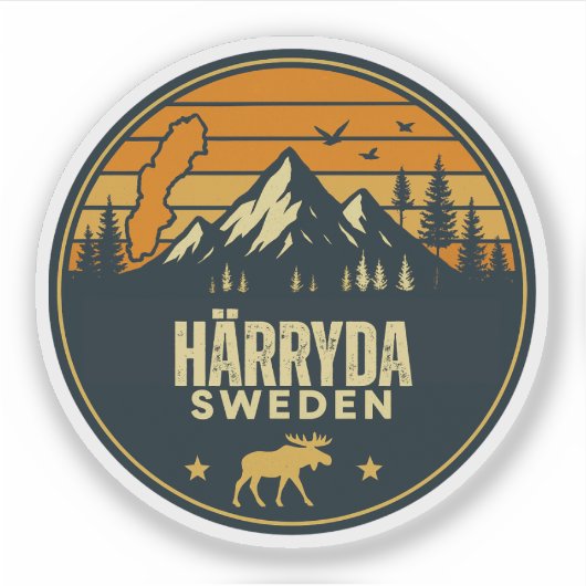 ヘリュダ，スウェーデンSverige シール (正面)