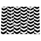 ヘリンお洒落ボーン ラージペーパーバッグ (正面)