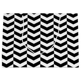 ヘリンお洒落ボーン ラージペーパーバッグ