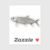 ヘリングベクトルイラストレーション シール (シート)