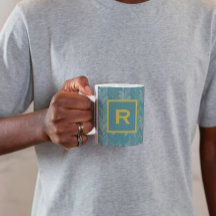 ヘリンボーンシェブロンパターンターコイズパーソナル