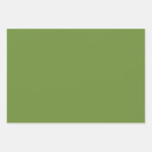 ヘリンボーンシェブロンパターンフォレストグリーン ラッピングペーパーシート (正面2)