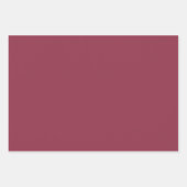 ヘリンボーンシェブロンパターンラグジュアリーレッド ラッピングペーパーシート (正面2)