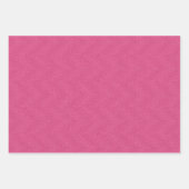 ヘリンボーンツイードおもしろいメリーブライトピンクホリデー ラッピングペーパーシート (正面2)