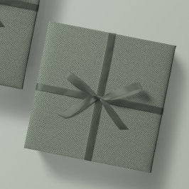 ヘリンボーンツイードクラシックセージ緑の休日 ラッピングペーパー