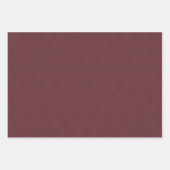 ヘリンボーンツイードクラシックマルーンレッドクリスマス ラッピングペーパーシート (正面2)