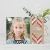 ヘリンボーンバンドホリデーカードクリムゾン シーズンカード (スタンド正面)