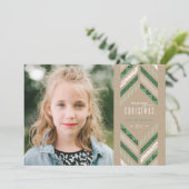 ヘリンボーンバンドホリデーカードクローバー シーズンカード (スタンド正面)