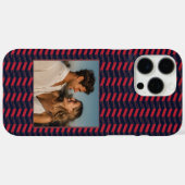ヘリンボーン柄の洗練されたクリスマスギフトアイデア Case-Mate iPhoneケース (裏面 (横))