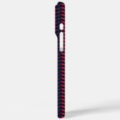 ヘリンボーン柄の洗練されたクリスマスギフトアイデア Case-Mate iPhoneケース (裏面 / 左)