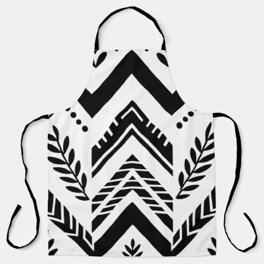 ヘリンボーン調和 エプロン (正面)