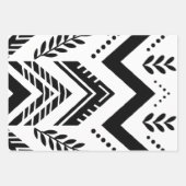 ヘリンボーン調和 ラッピングペーパーシート (正面)