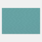 ヘリンボーン雑草効果シンプルおもしろいティール(緑がかった色) ラッピングペーパーシート (正面2)