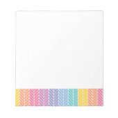 ヘリンボーンLLRカラーインスパイア ノートパッド (正面)