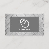 ヘリンモダンボーンのロゴ 名刺 (裏面)