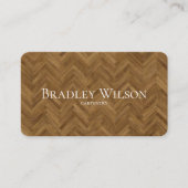 ヘリンモダンボーン木工大工名刺 名刺 (正面)