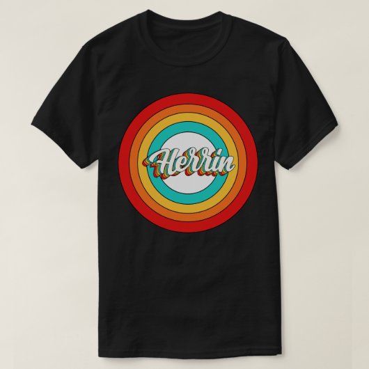 ヘリン名シャツヴィンテージヘリンサークル Tシャツ (デザイン正面)