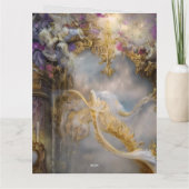 ヘリーエレガント金ゴールドゲート金ゴールド文字 カード (裏面)