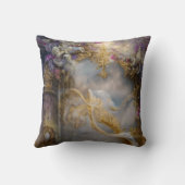 ヘリーエレガント金ゴールドゲート金ゴールド文字 クッション (裏面)