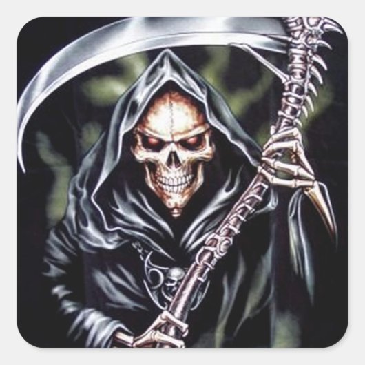 ヘリ来ー スクエアシール (正面)