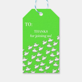 ヘリ誕生日パーティー ギフトタグ