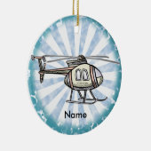 ヘリ セラミックオーナメント (右)
