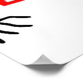 ヘルイエアレイジ顔ミーム ポスター (角)