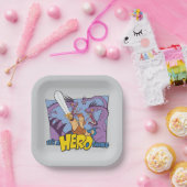 ヘルクレス vs ハイドラ - ヒーローだからできること ペーパープレート (パーティー)