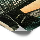 ヘルゲートブリッジニューヨークシティヴィンテージ ポスター (角)